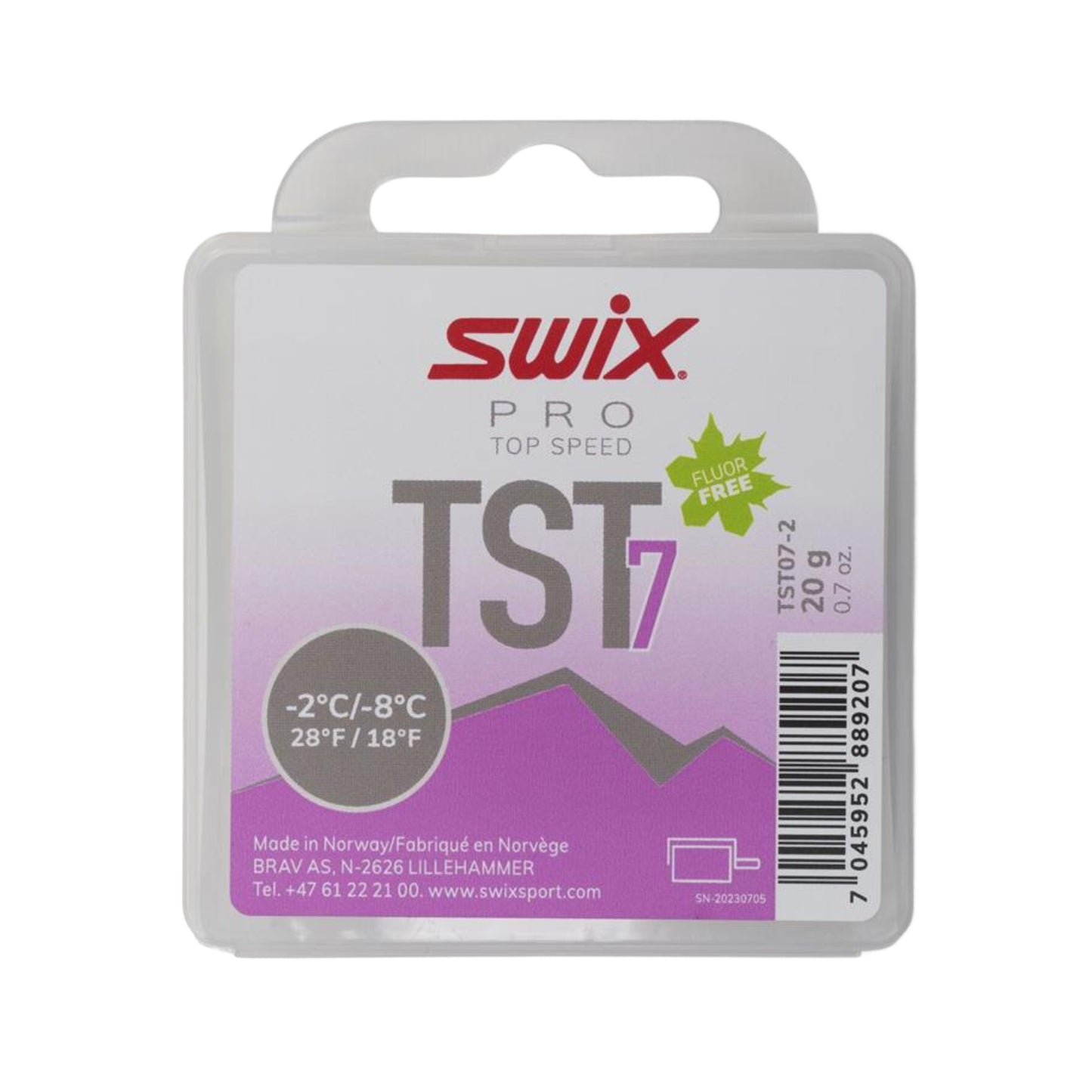 Swix TS7 Turbo -2c to -8c Wax