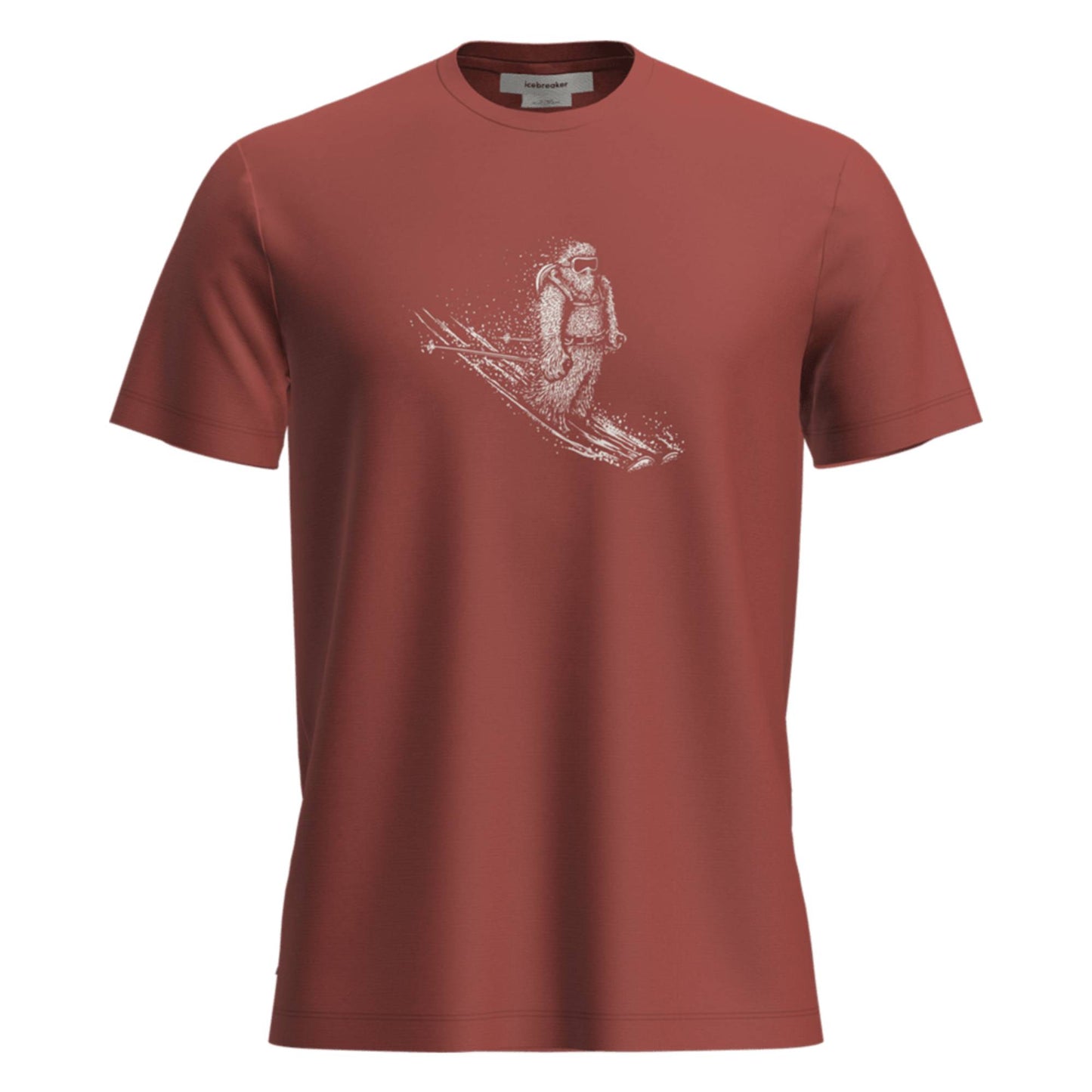 Icebreaker 150 Tech Lite Skiing Yeti Mens SS Tee