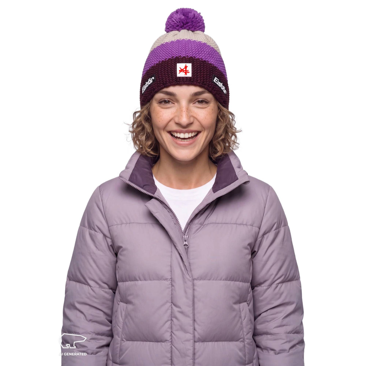 Eisbar Star Adult Pom Hat