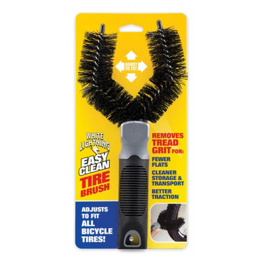 White Lightning Tire Brush