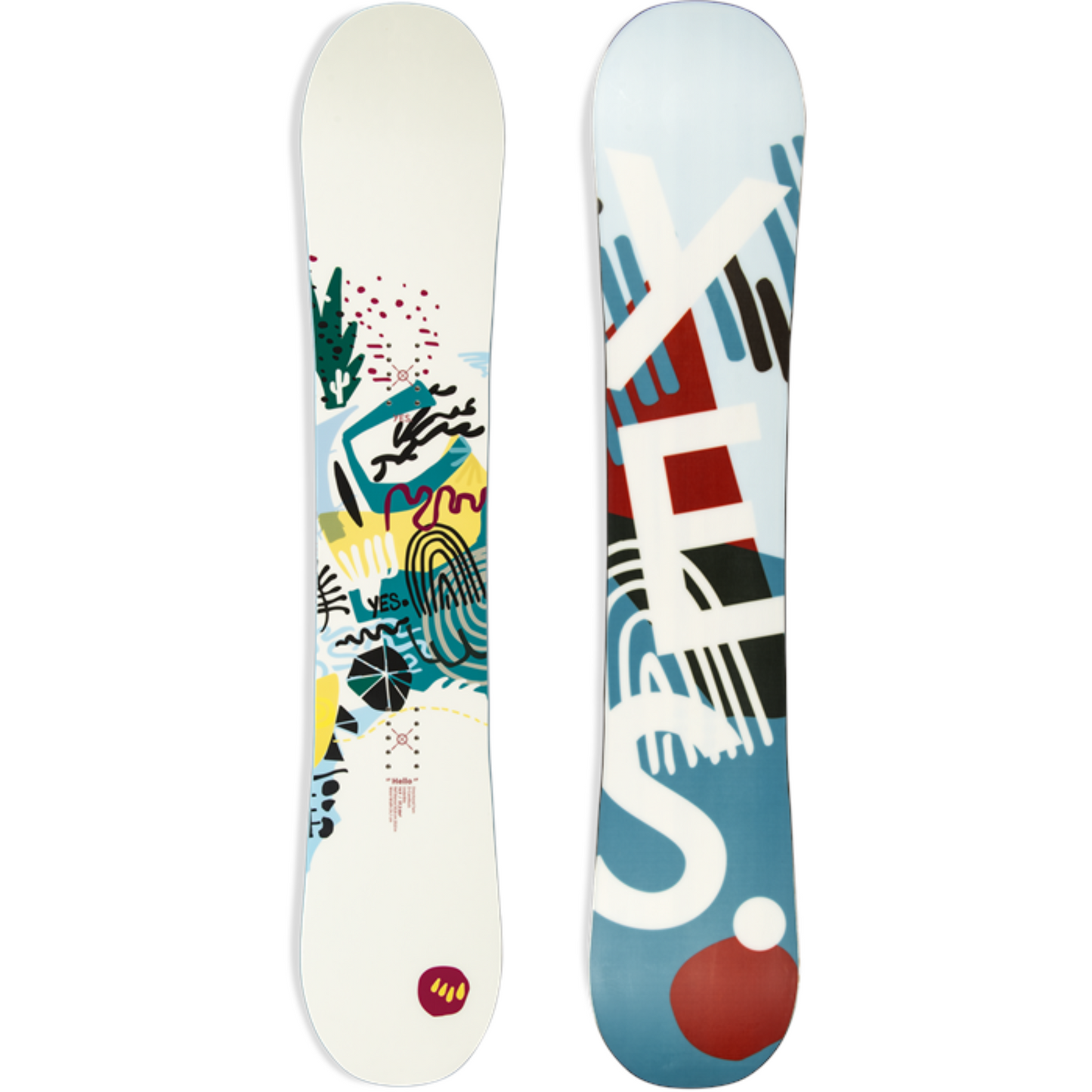 YES Hello Womens Snowboard 2025