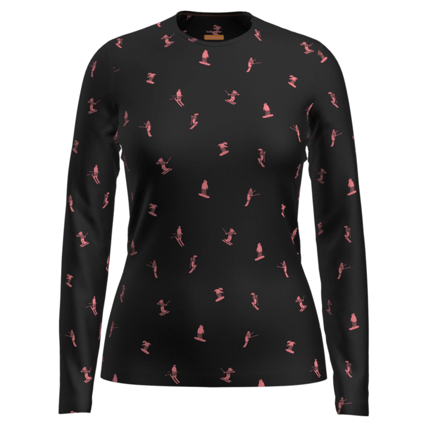 Icebreaker 200 Oasis Snow Day Womens LS Crewe