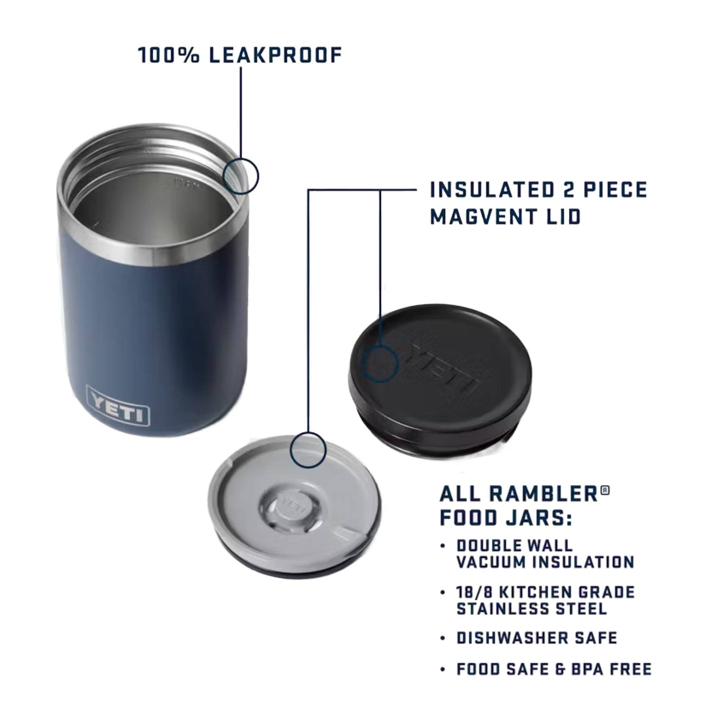 YETI Rambler 16oz Insulated Food Jar