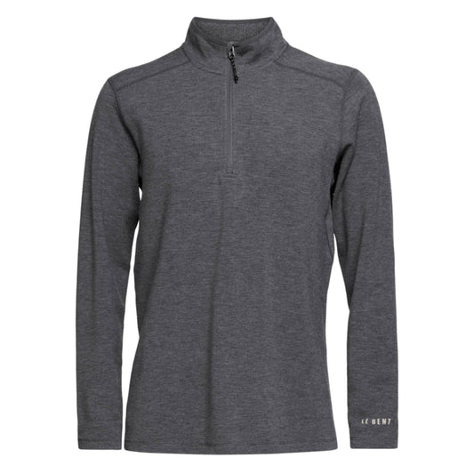 Le Bent Mens Heavyweight Grid Fleece 1/4 Zip 2027