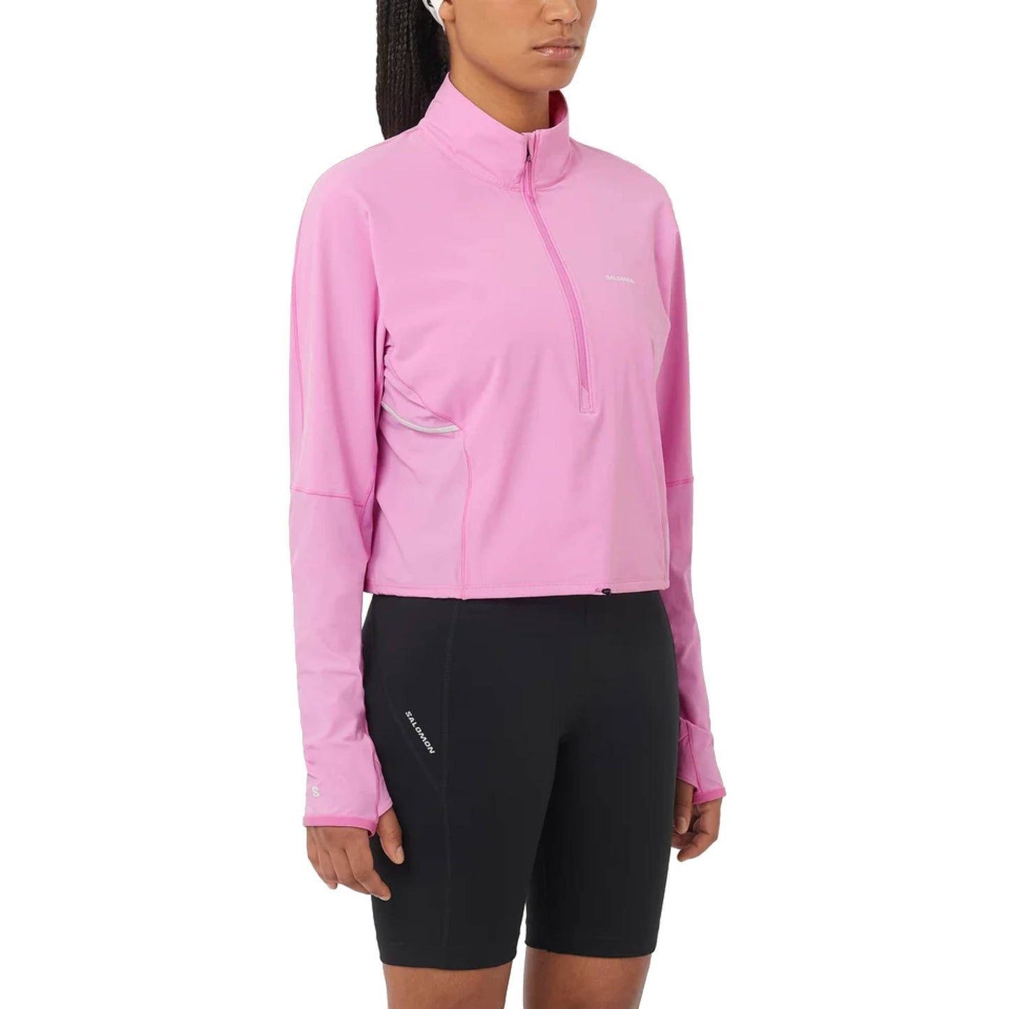 Salomon Sense Aero Zip Neck Womens Shirt