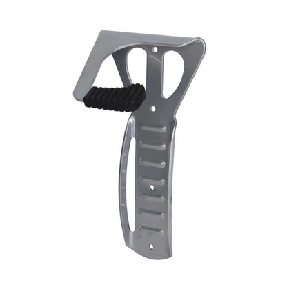 EVO Bicycle Storage Wall-Mounted Hook Stamped Aluminum Silver