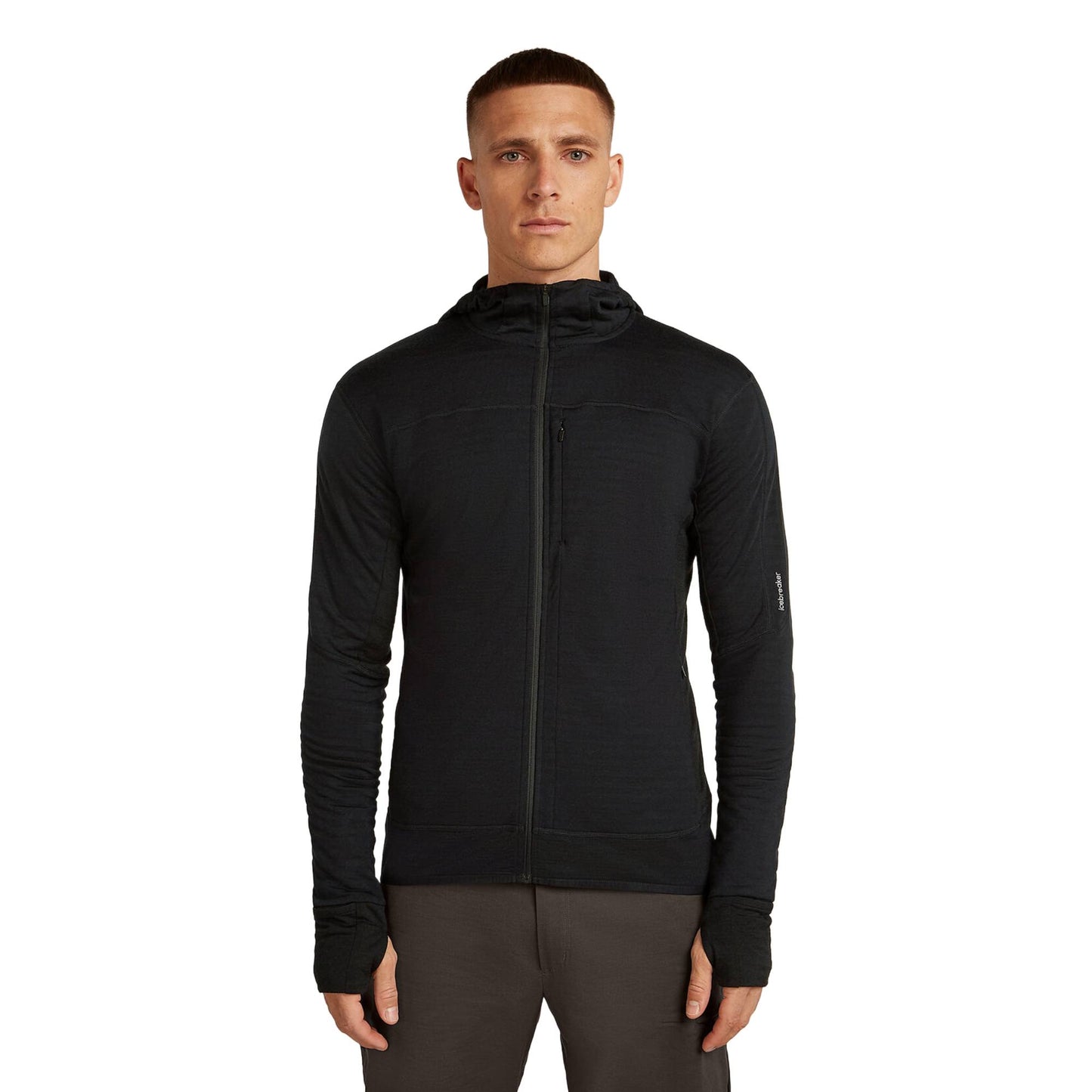 Icebreaker 300 RealFleece Descender Mens LS Zip Hoodie