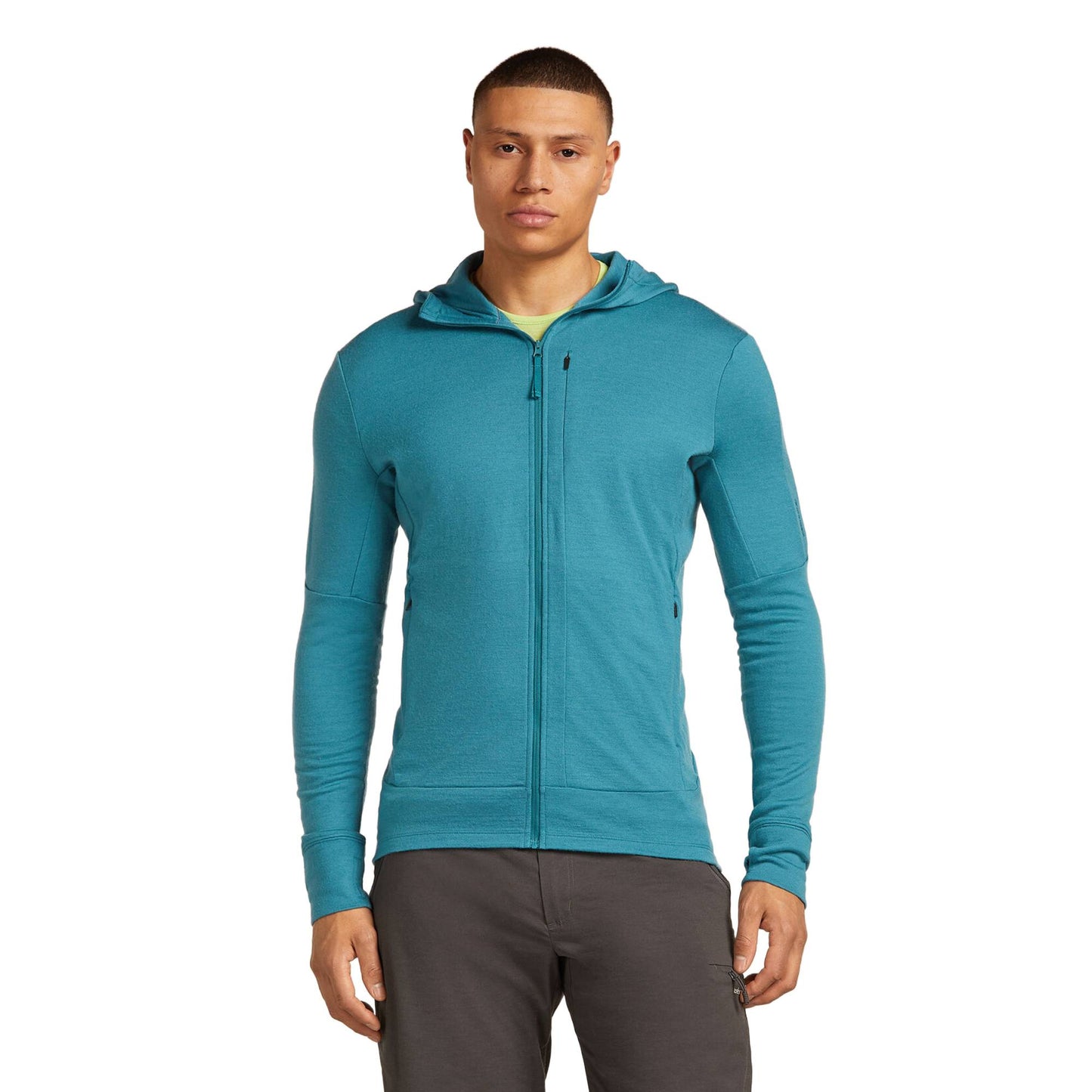 Icebreaker 260 Quantum Mens LS Zip Hoodie