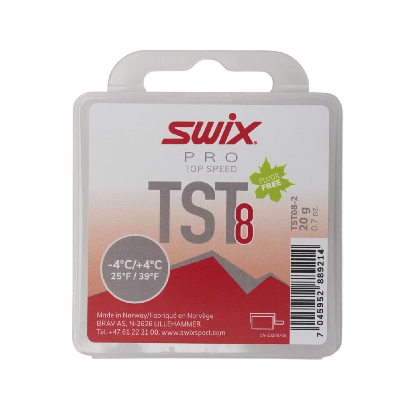 Swix TS8 Turbo +4c to -4c Wax