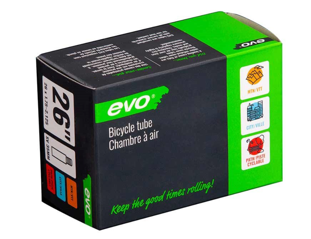 Evo Schrader Bicycle Inner Tube