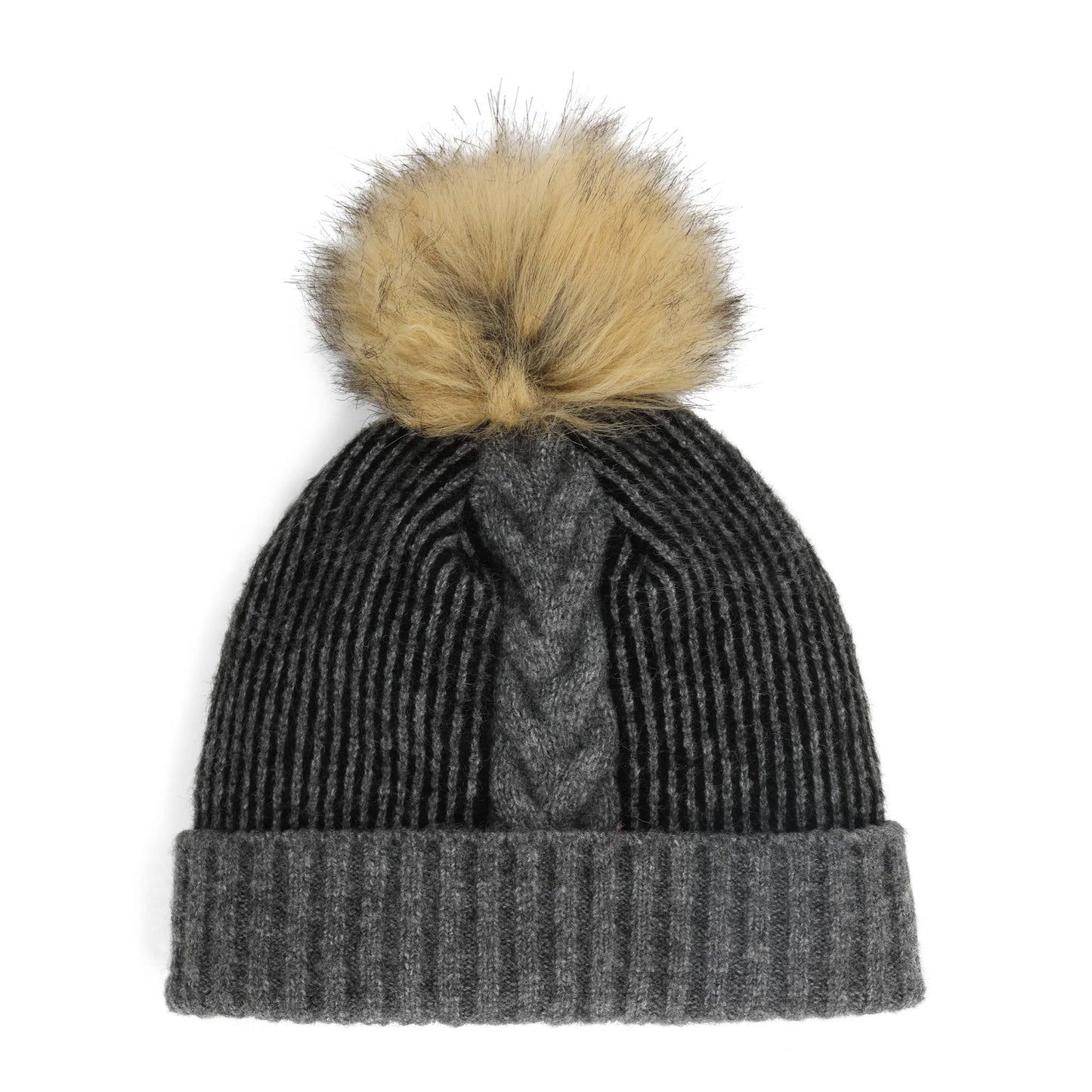 Spyder Plait Pom Adult Hat
