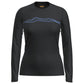 Icebreaker 200 Oasis Womens LS Crewe Mountain Pulse