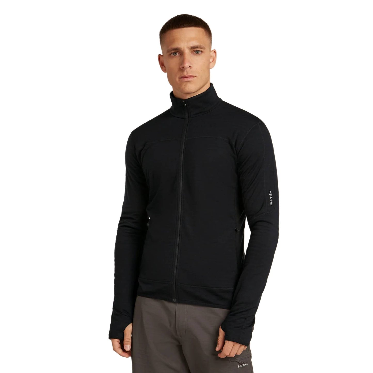 Icebreaker 300 RealFleece Descender Mens LS Zip