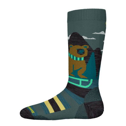 Smartwool Ski Light Cushion Sleigh Bear Kids OTC Sock