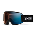 Smith Squad S Photochromic Goggles 2025 Black | ChromaPop Pro Photochromic Blue Mirror