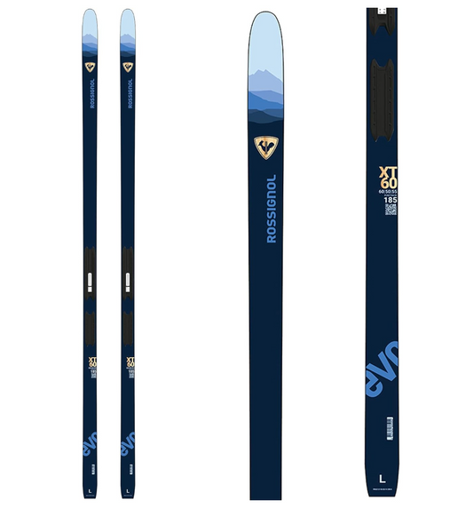 Rossignol EVO XT 60 Positrack Nordic Ski + Tour Step In Binding