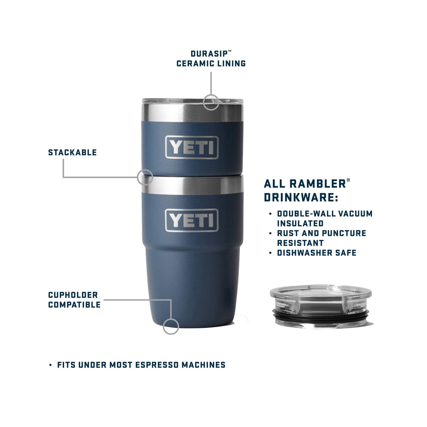 YETI Rambler 8oz Stackable Ceramic Cup