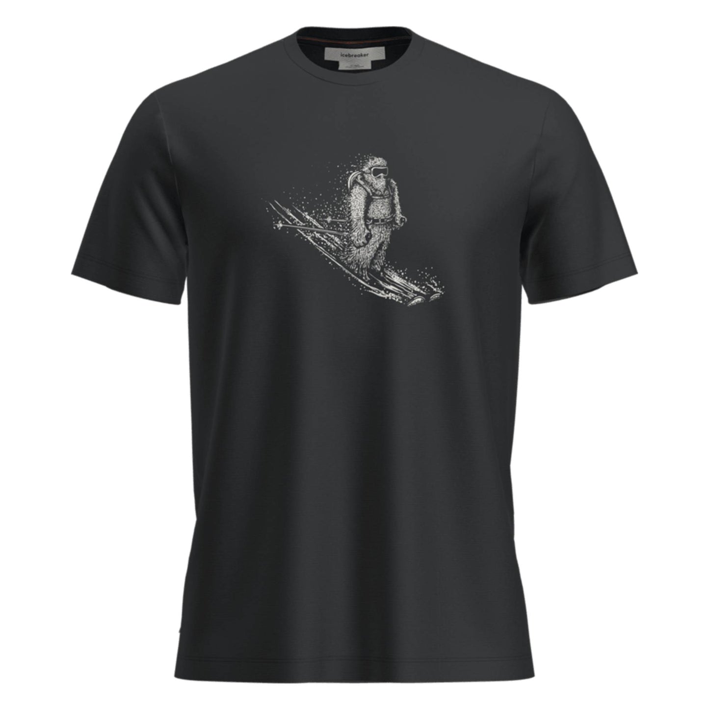 Icebreaker 150 Tech Lite Skiing Yeti Mens SS Tee