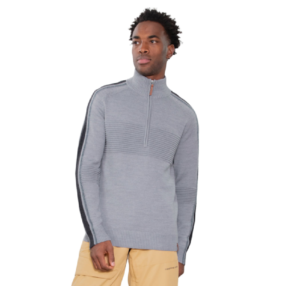 Obermeyer Vince Mens Half Zip Sweater 2023 The Last Lift