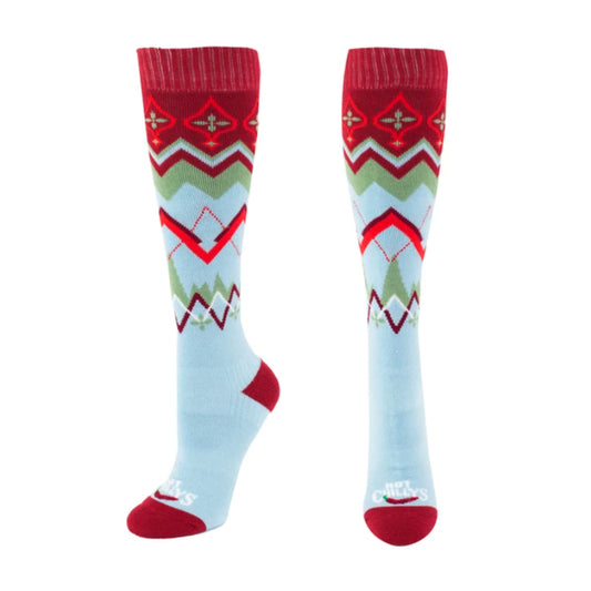 Hot Chilly's Frost Flower Mid Vol Womens Sock