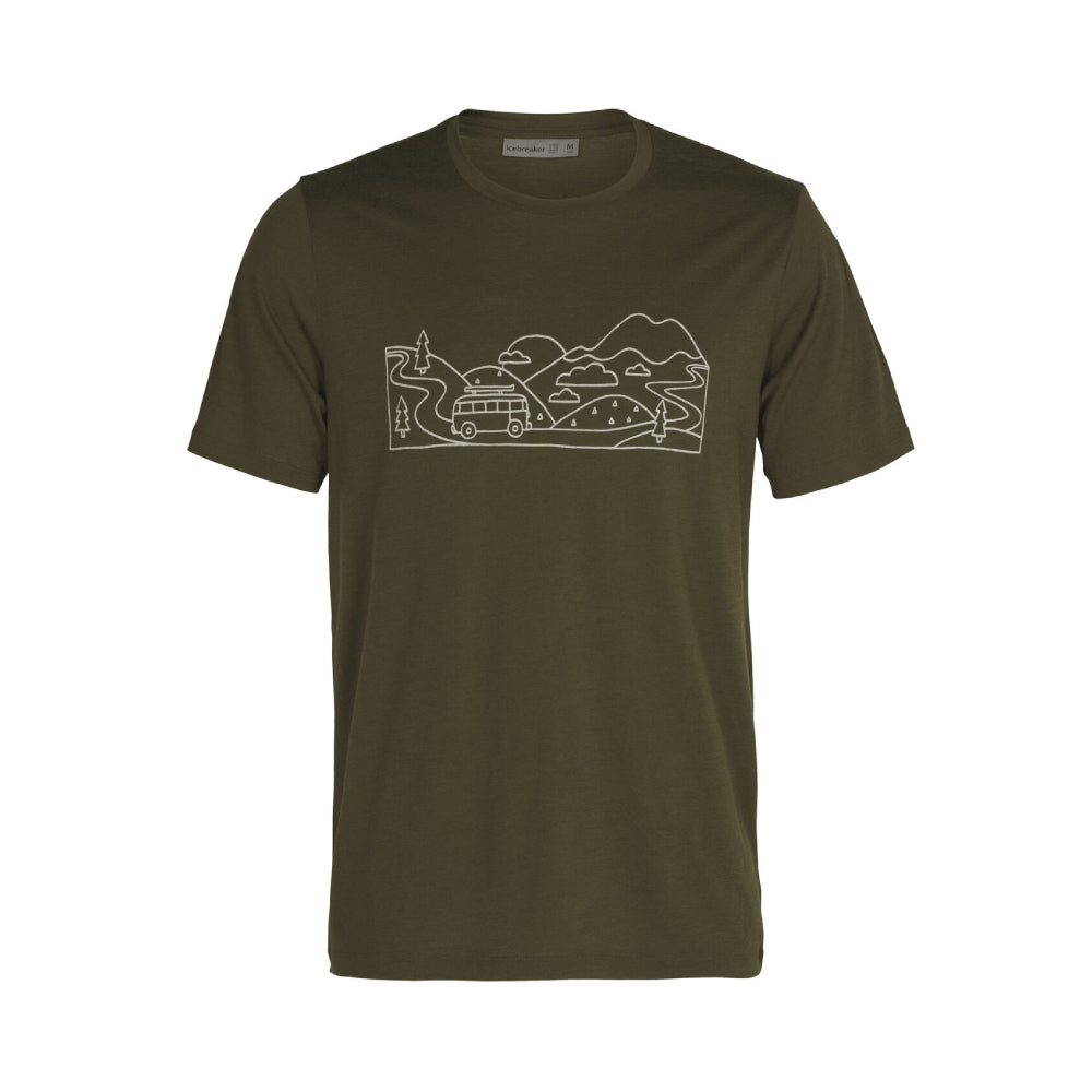 Icebreaker Tech Lite II Combi Ski Trip Mens SS Tee