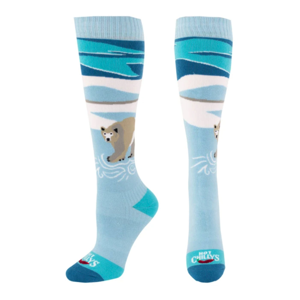 Hot Chilly's Blue Skies Mid Vol Womens Sock