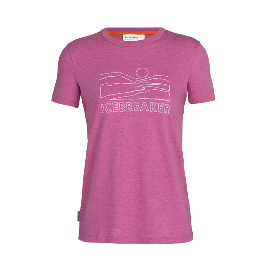 Icebreaker Central Sunset Womens SS Tee