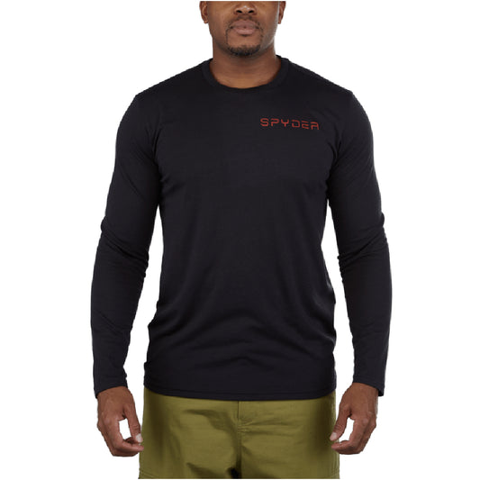 Spyder Logo Mens Tech LS T-Shirt 2023