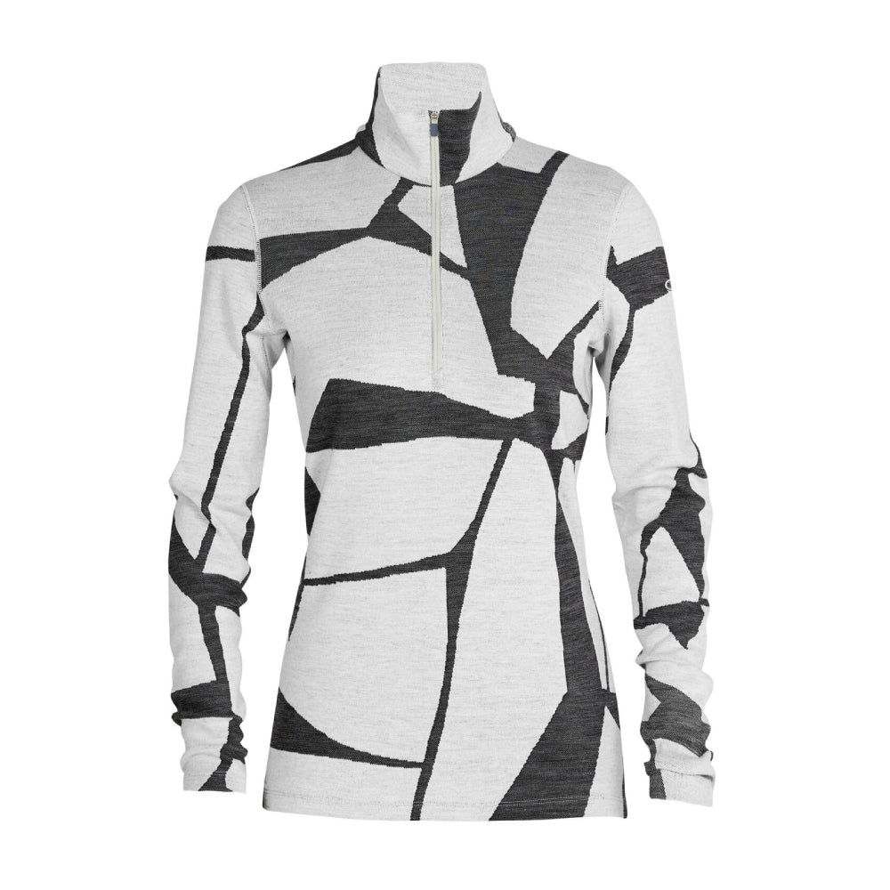 Icebreaker 250 Vertex Fractured Landscapes Womens LS Half Zip