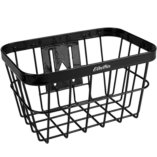Electra Small Wired Front Basket Black