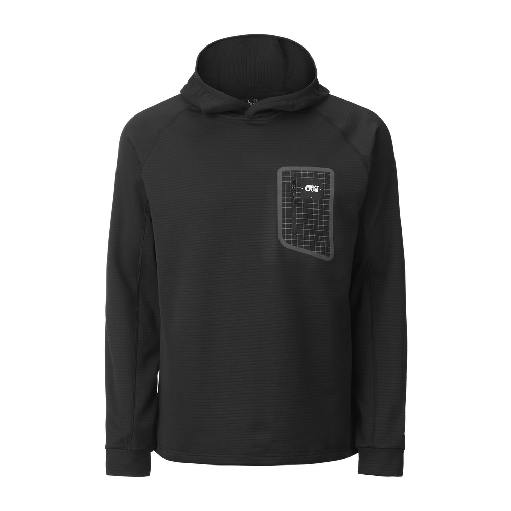 Picture Bake Mens Grid Fleece Hoodie 2022