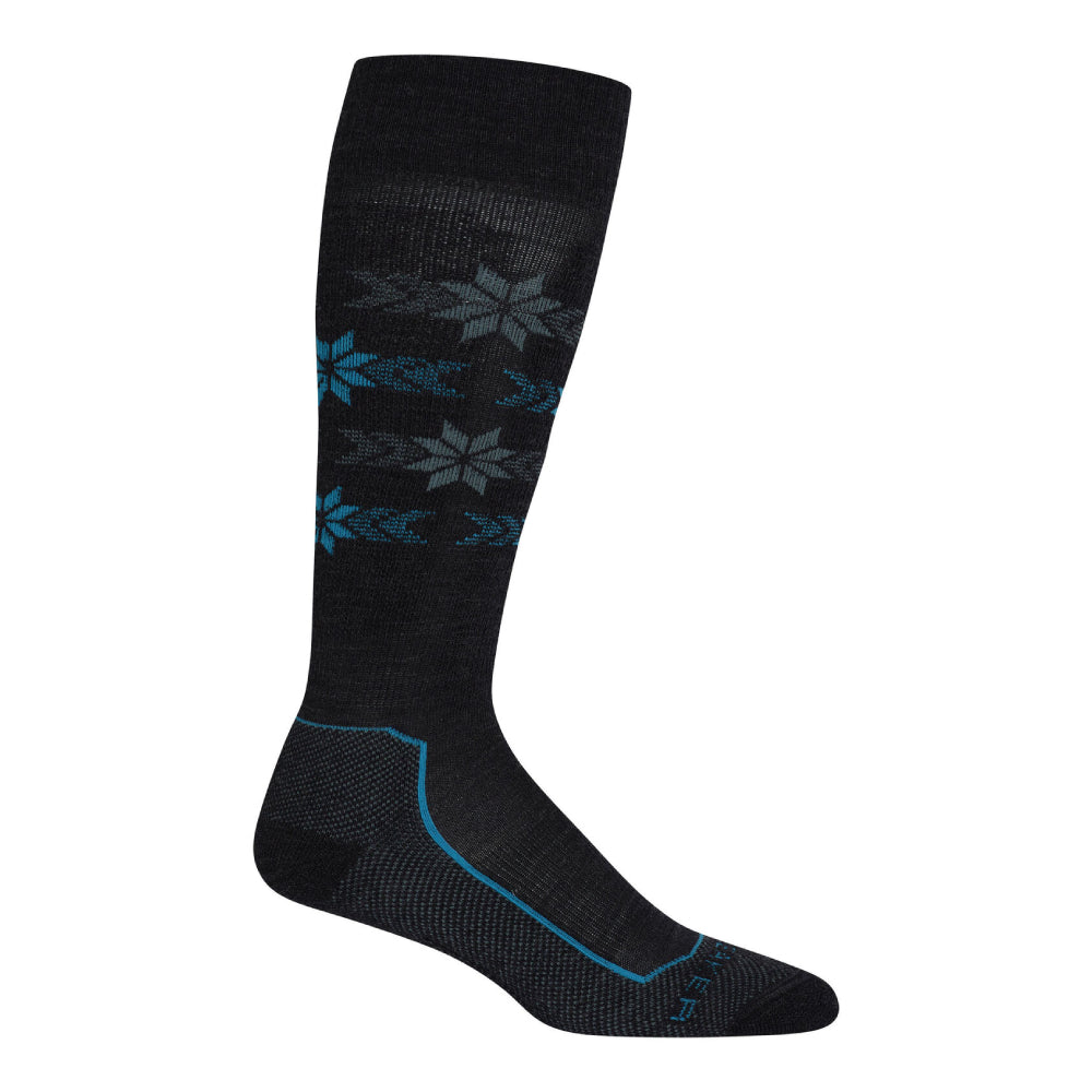 Icebreaker Ski+ Light Alpine Stripe Womens OTC Sock