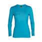 Icebreaker 200 Oasis Move to Natural  Womens LS Crewe