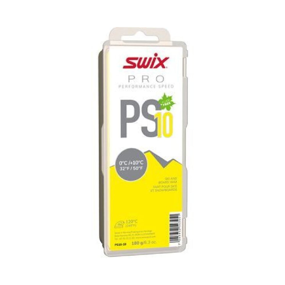 Swix PS10 0c to +10c Wax Yellow 180g