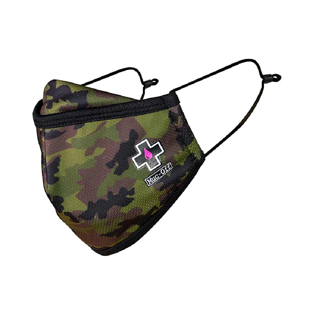 Muc-Off, Reusable Face Mask, Woodland Camo, S