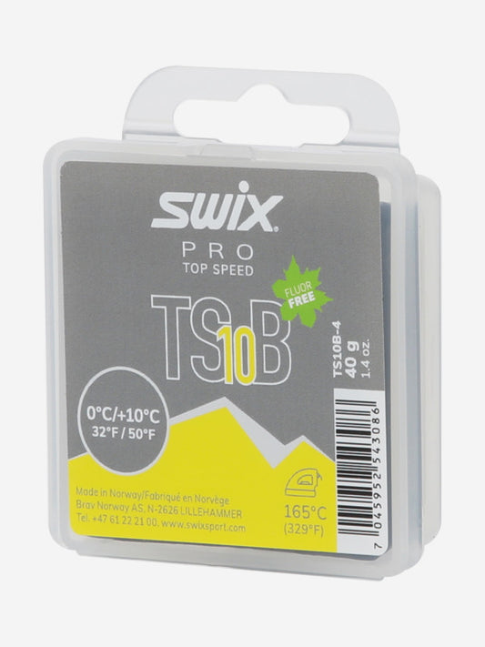 Swix TS10B  0°C to +10°C Wax Black 40g