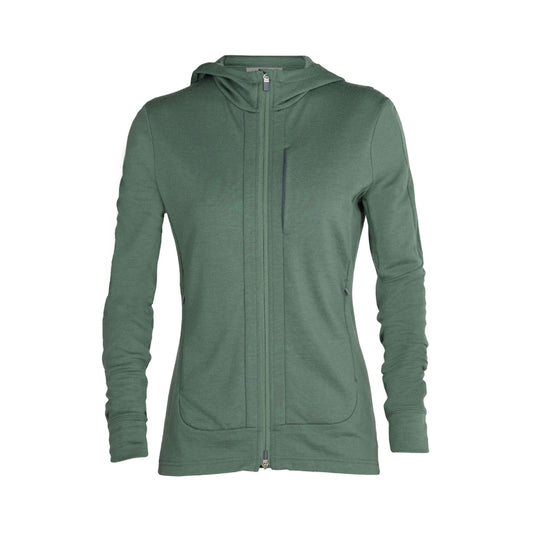 Icebreaker Quantum III Womens LS Zip Hoodie