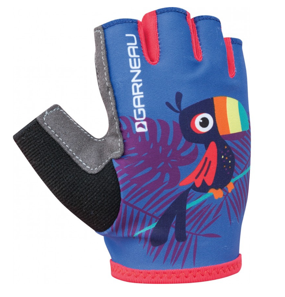 Louis Garneau Ride Kid Glove 2018 8F4 - Purple Print 2