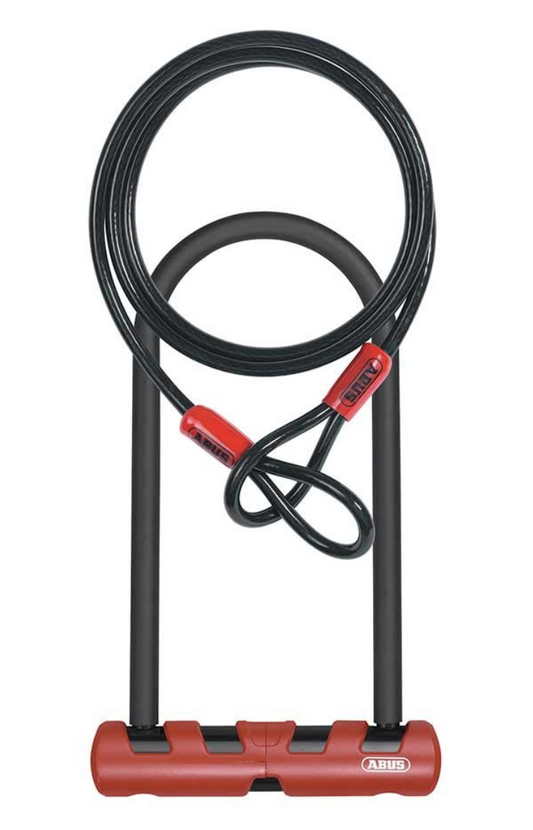 Abus Ultimate U-Lock and Cable with USH Braket Bike Lock