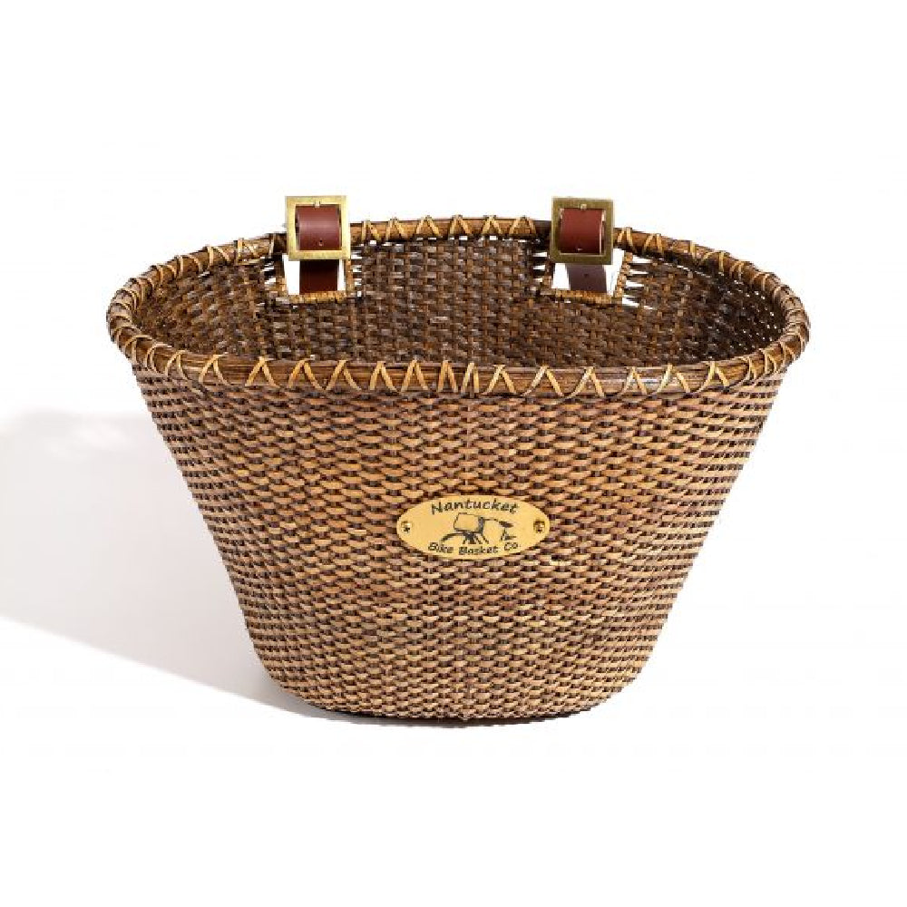 Nantucket Lightship Oval Bike Basket