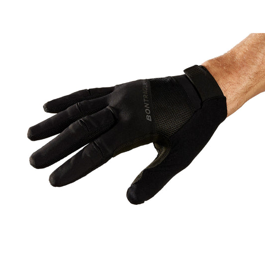 Bontrager Circuit Full Finger Twin Gel Cycling Glove, Black X-Large