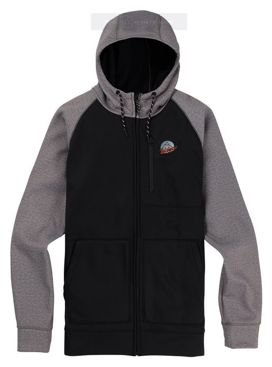 Burton Crown Mens Bonded Full Zip Hoodie 2019