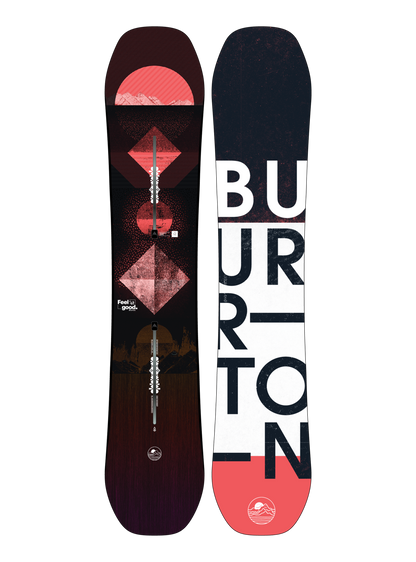 burton feelgood flying v snowboard women' Burton Feelgood Flying V Ladies Snowboard 2020 – The Last Lift