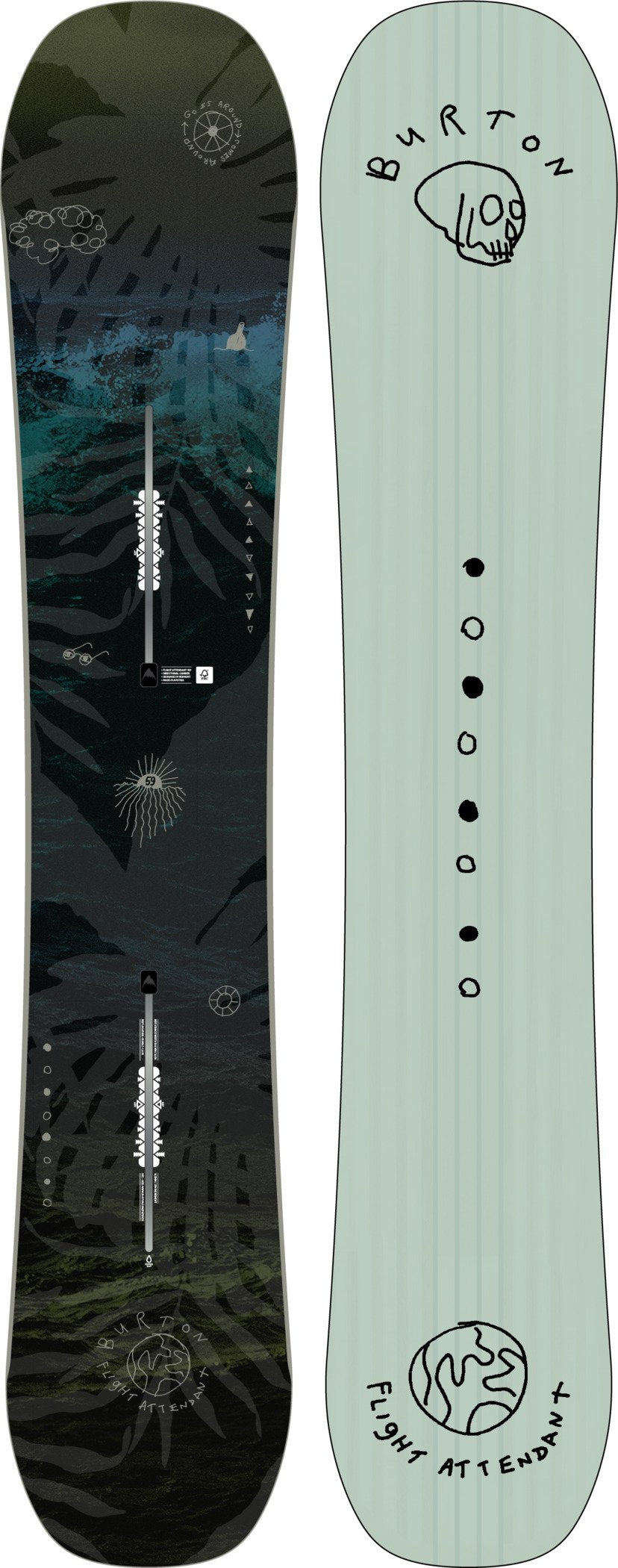 Burton Flight Attendant Snowboard 2019 The Last Lift