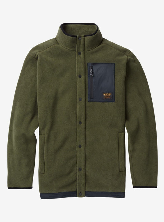 Burton Hearth Mens Snap Up Fleece 2019