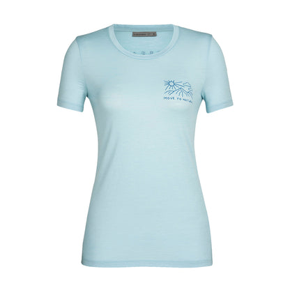 Icebreaker Tech Lite II Mountain Lake Womens Tee