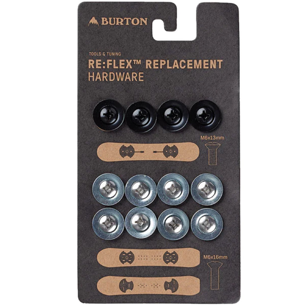 Burton M6 Hardware Replacement Set Silver