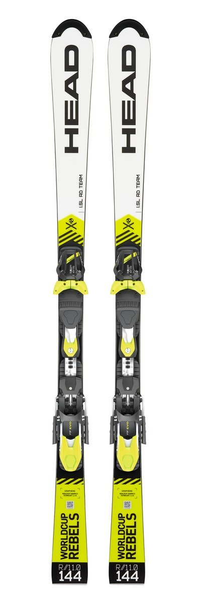 Head WC Rebels iSL RD Team SW Junior Skis with FF EVO 11 Bindings 2020