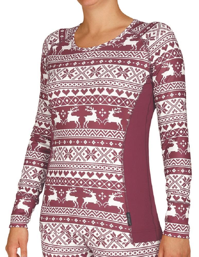 Hot Chillys Micro Elite Ladies Print Scoop Neck 2020