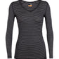 Icebreaker 200 Oasis Ladies LS V-neck 2020
